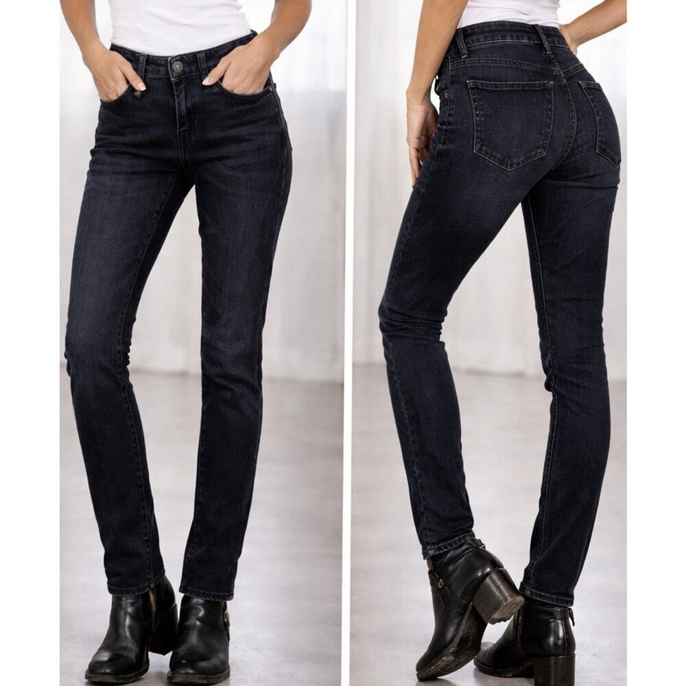 R13 Alison Skinny Straight Jeans Women Size 25 Dark Wash Stretch Designer Denim